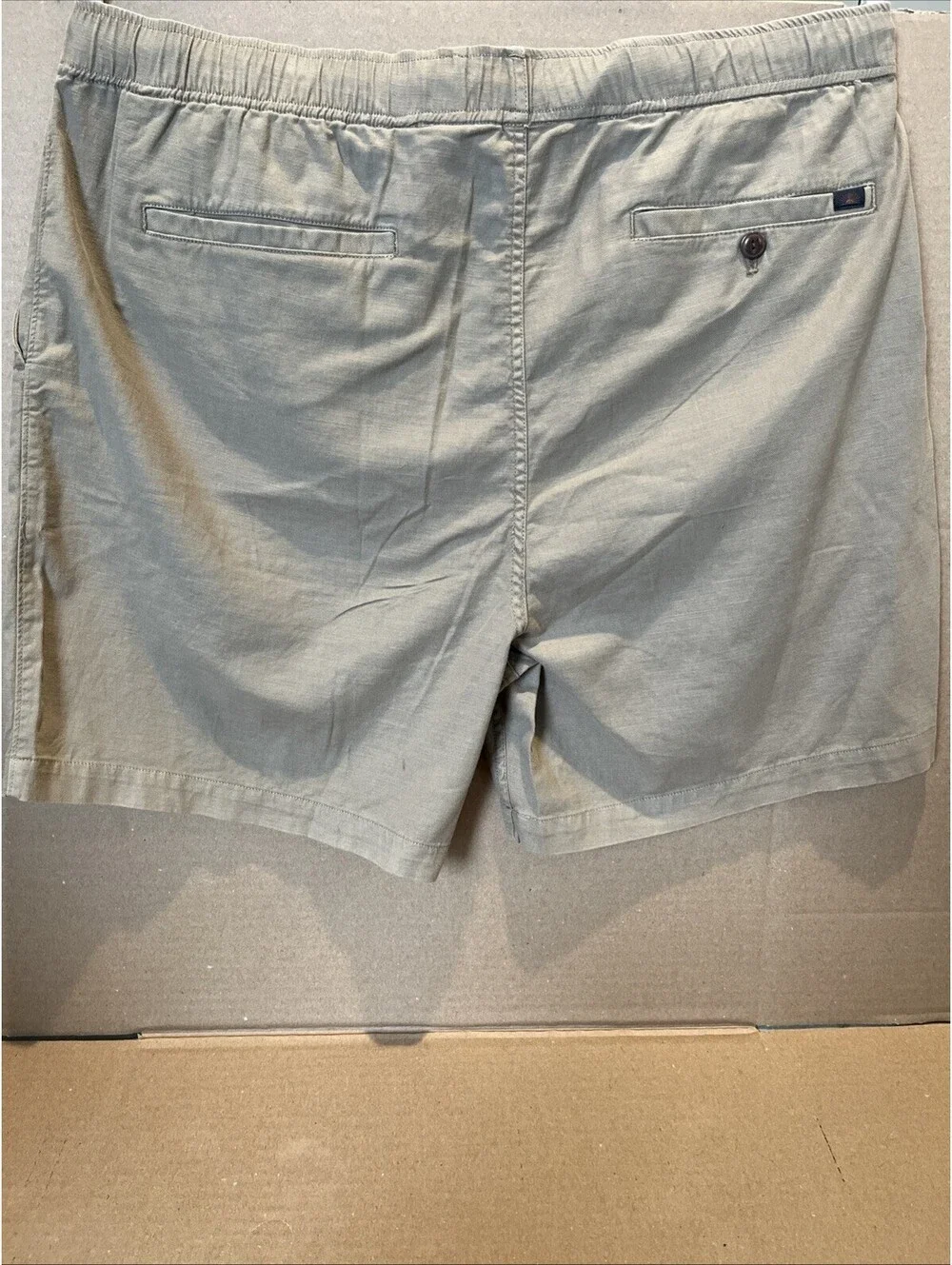 Faherty Mens Essential Drawstring Shorts Elastic Waist 6.5 ” Inseam Size XXL NWT